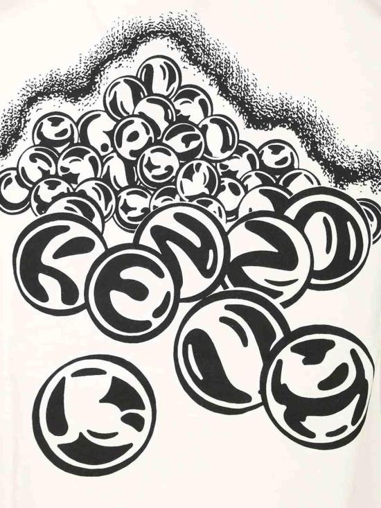  겐조 반팔 티셔츠 FF65TS2624SG02 White - KENZO