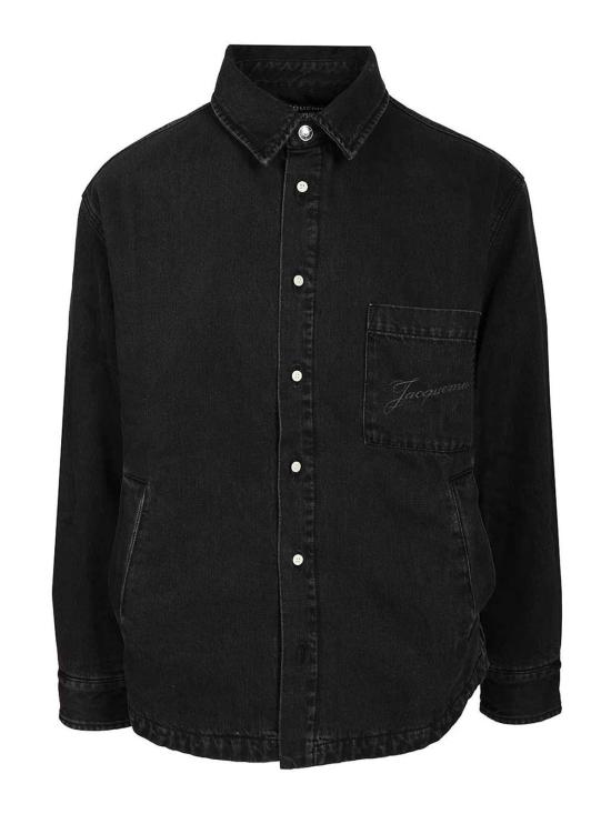 26FW 자크뮈스 긴팔 셔츠 25HOUM00115AD00019990 Black