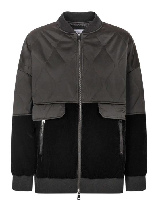  카락테르 봄버 자켓 F015A0A03775133 Black