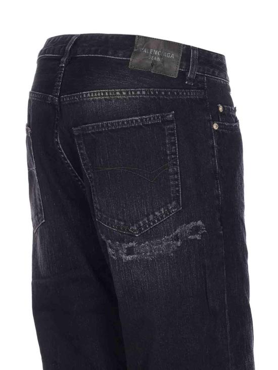 25FW 발렌시아가 스트레이트 팬츠 851352TTW671037 Black - BALENCIAGA