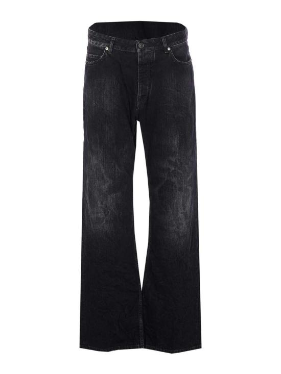 25FW 발렌시아가 스트레이트 팬츠 851352TTW671037 Black