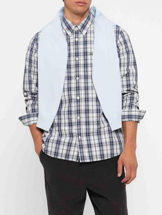 25FW 라코스테 긴팔 셔츠 CH50856IE Blue - LACOSTE