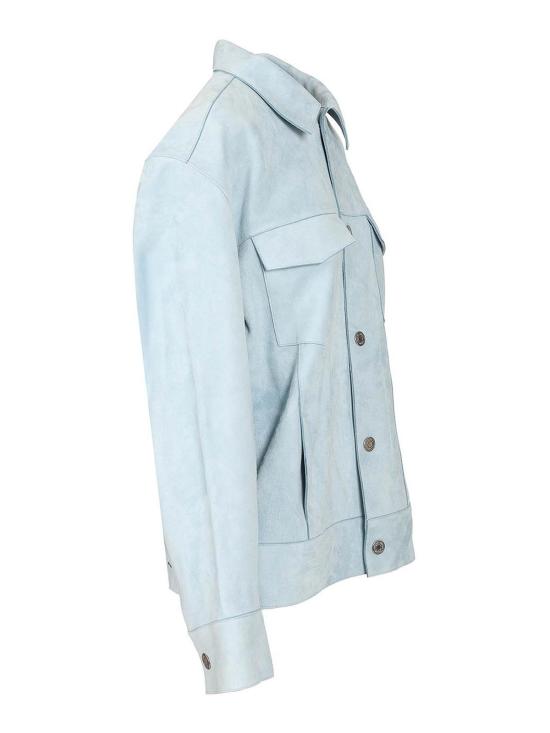  아미 가죽 자켓 H25UJK839LH00594506H25 Light Blue - AMI