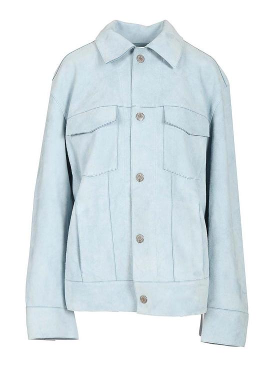  아미 가죽 자켓 H25UJK839LH00594506H25 Light Blue