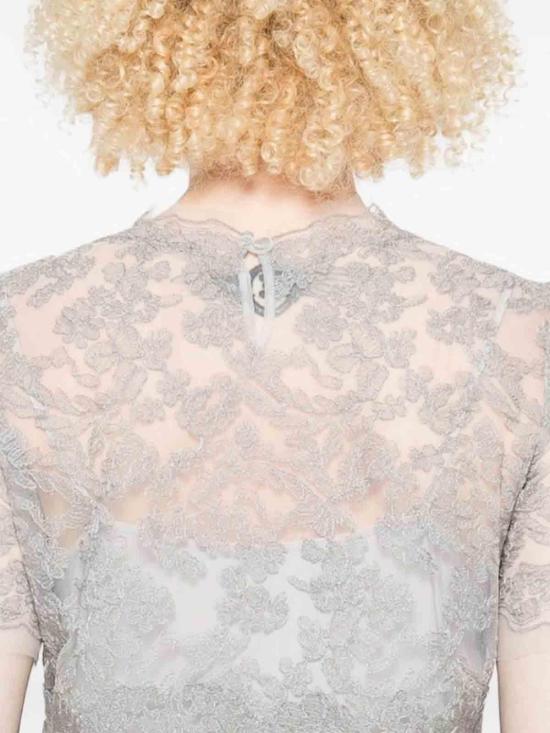 25FW 에르마노 설비노 반팔 티셔츠 D472L336CSEQC75102 Blue - ERMANNO SCERVINO