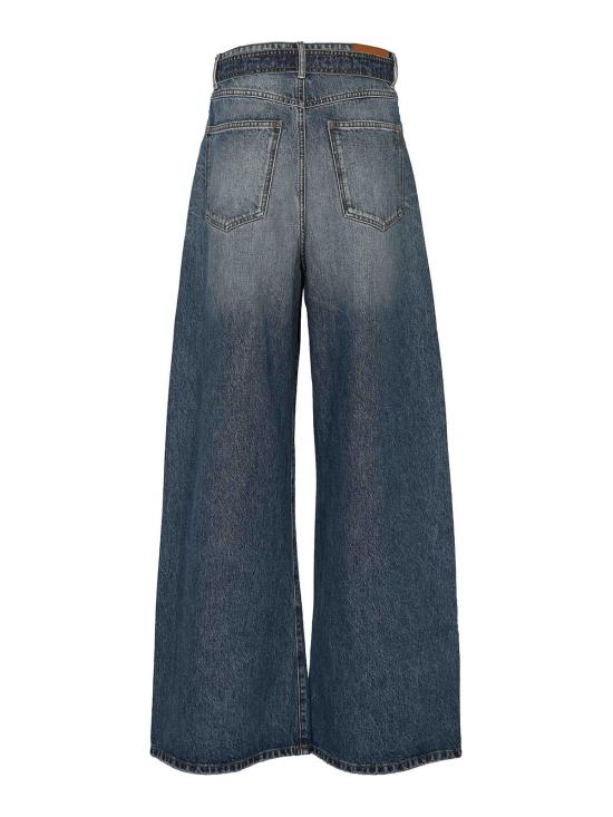  스포트막스 스트레이트 팬츠 25221860556E15 Blue - SPORTMAX