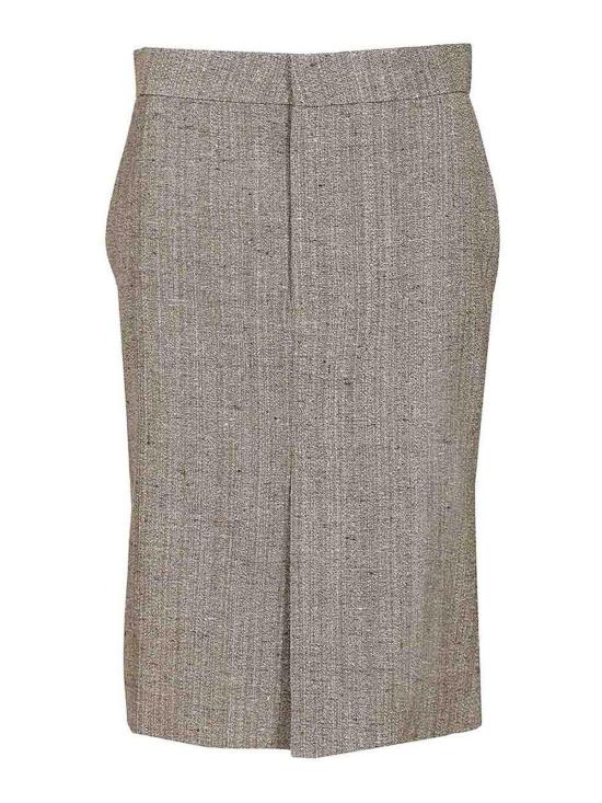 25FW 보테가베네타 미디 스커트 835250V36C02515 Grey