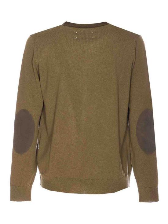 25FW 마르지엘라 V넥 가디건 S67HP0034M13177004F Green - MAISON MARGIELA