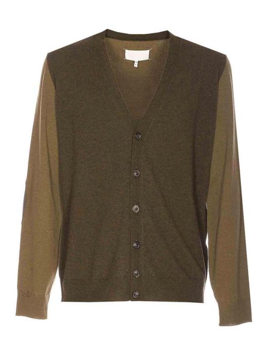 25FW 마르지엘라 V넥 가디건 S67HP0034M13177004F Green