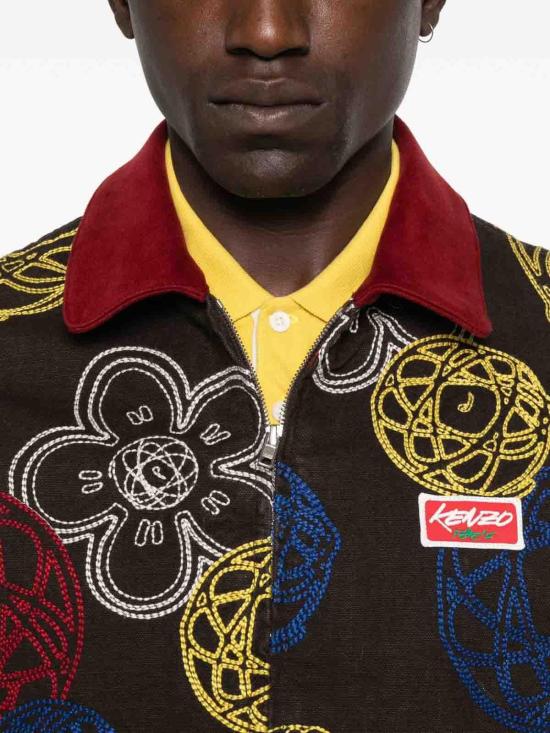  겐조 수트 자켓 FF65BL1799G291 Brown - KENZO