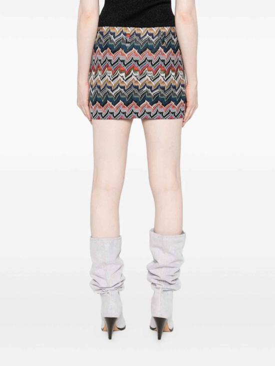  미소니 숏 원피스 DS25WH03BR012FSM9R3 Multicolour - MISSONI