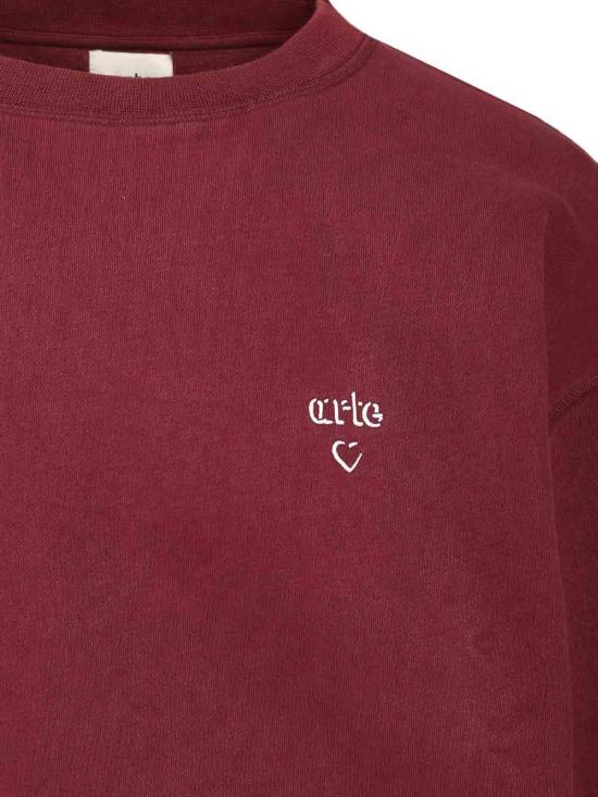 25FW 아르떼 앤트워프 긴팔 티셔츠 AW25110C602 Dark Red - ARTE ANTWERP