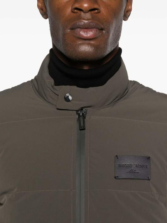 25FW 엠포리오 아르마니 터틀넥 EM003278AF18499U8120 Green - EMPORIO ARMANI