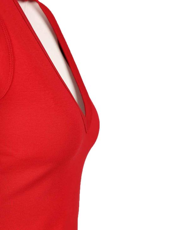 25FW 플로레 플로레 민소매 티셔츠 DEWITANKRED Red - FLORE FLORE