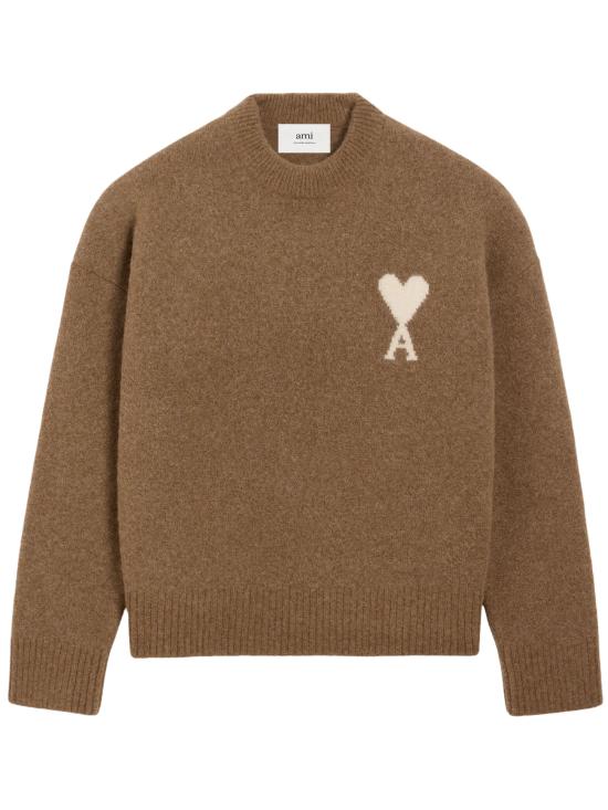 25FW 아미 ADC 크루넥 스웨터 UKS836D KN0135217 Brown