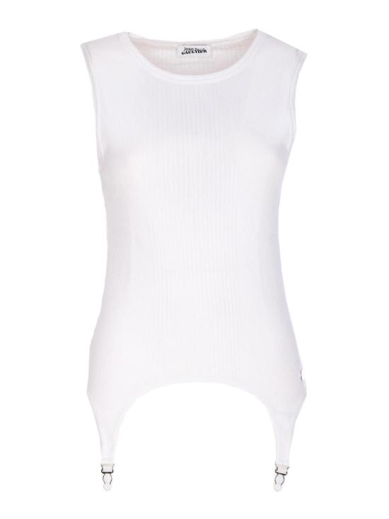 25FW 장 폴 고티에 민소매 티셔츠 TO387J01401 White