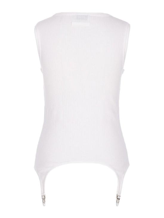 25FW 장 폴 고티에 민소매 티셔츠 TO387J01401 White - JEAN PAUL GAULTIER