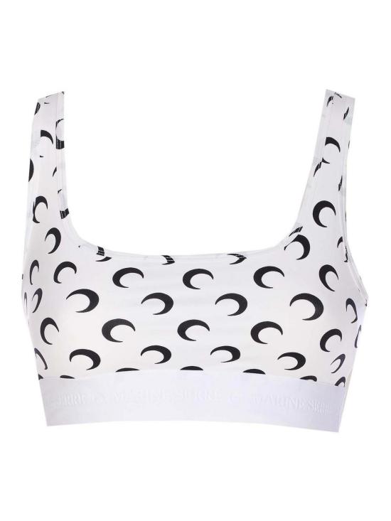 26SS 마린세르 올오버 문 프린트 브라탑 WUW055BCJER0001WH00 White