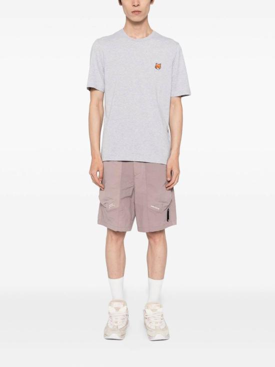 26SS 메종키츠네 폭스 헤드 레귤러 티셔츠 PM00107KJ7026H120 Grey - MAISON KITSUNE