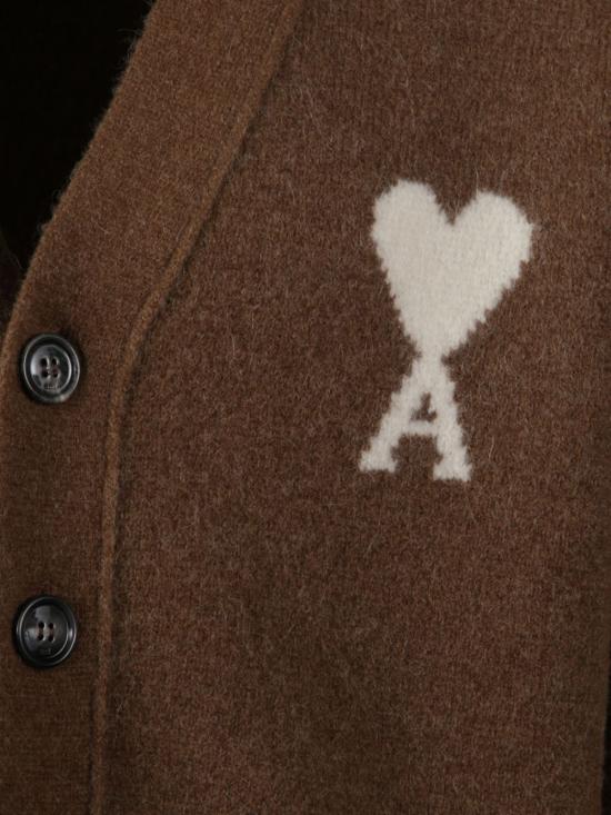 25FW 아미 가디건 UKC365D KN0135217 Brown - AMI