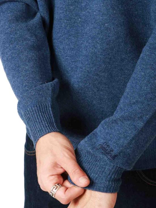 25FW 세인트바쓰 스웨터 REGENTLAMBSWOOL00059I Denim - MC2 SAINT BARTH