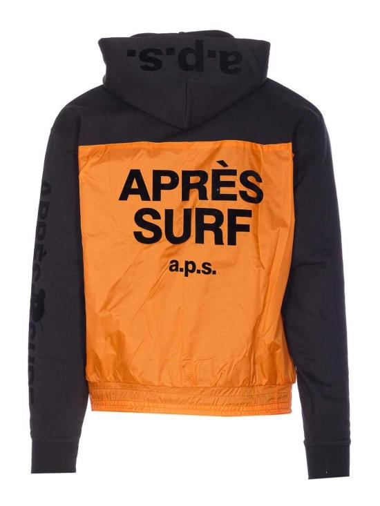25FW 에프레이 서프 후드 티셔츠 PORDOIBLACKORANGE Black - APRES SURF