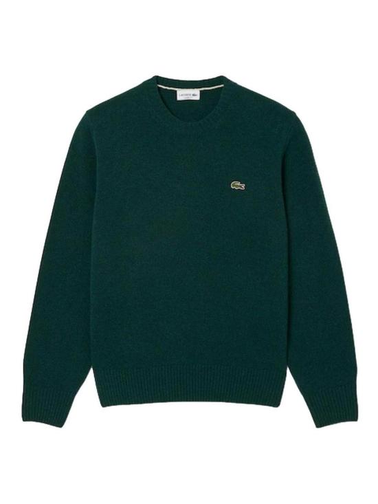 25FW 라코스테 크루넥 스웨터 AH2916YZP Dark Green