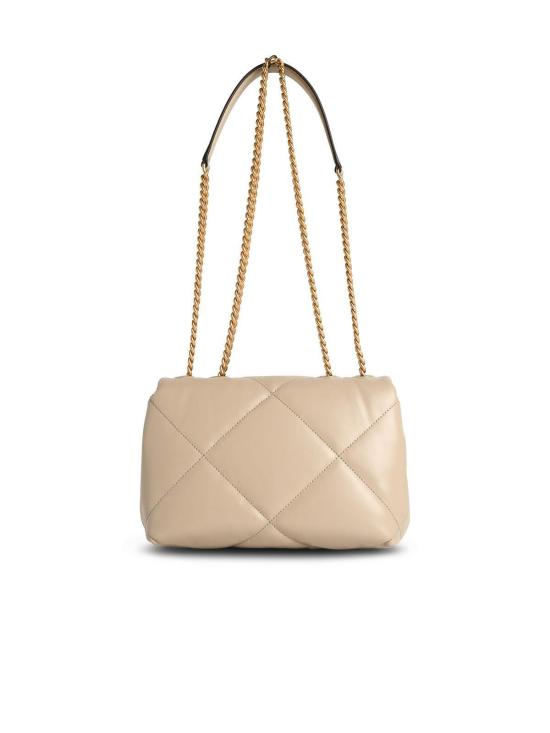 26SS 토리버치 스몰 키라 다이아몬드 퀼트 컨버터블 숄더백 154706251 Beige - TORY BURCH