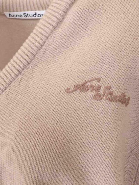25FW 아크네 스튜디오 울 브이넥 스웨터 A60625AAD - ACNE STUDIOS