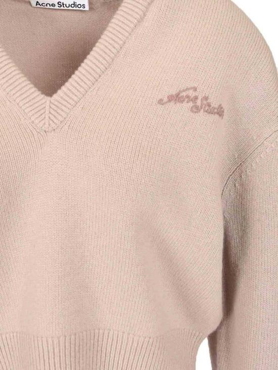 25FW 아크네 스튜디오 울 브이넥 스웨터 A60625AAD - ACNE STUDIOS