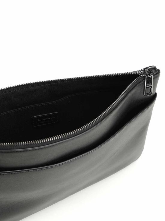 25FW 돌체앤가바나 레더 토일레트리 클러치 BP3294AV95680999 Black - DOLCE & GABBANA