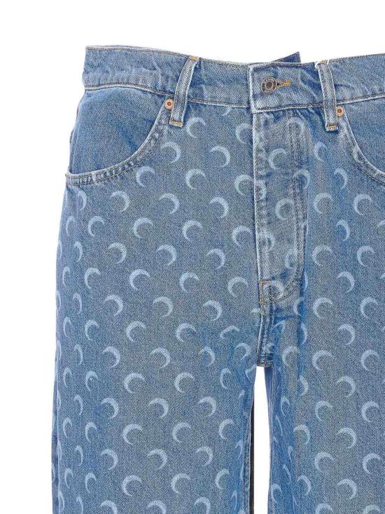  마린세르 스트레이트 팬츠 MPA070BCDEN0002BL05 Blue - MARINE SERRE