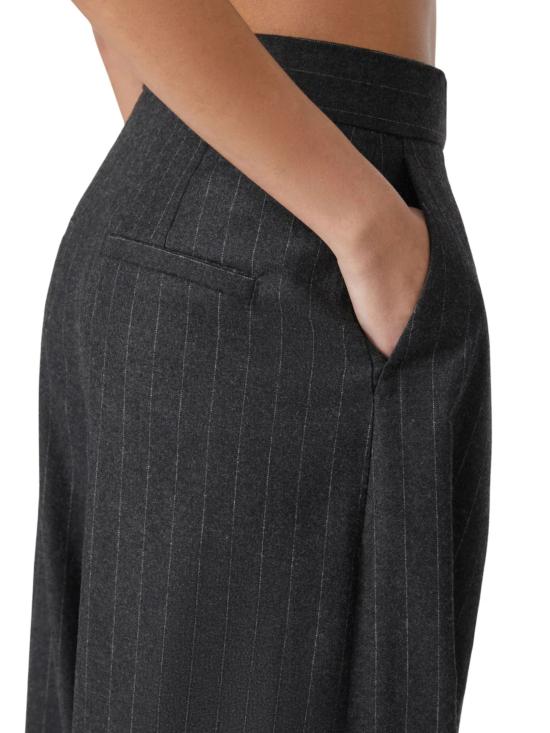 25FW 스포트막스 스트레이트 팬츠 2522136113600 BELGIO1234002 Grey - SPORTMAX