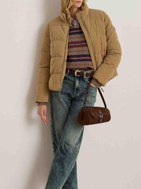 25FW 랄프 로렌 미디 스커트 297P04115002 Brown - RALPH LAUREN