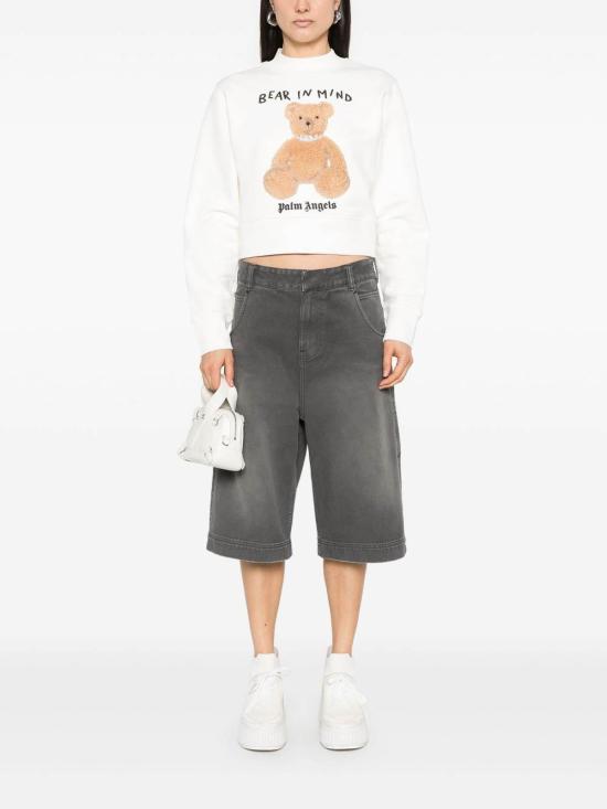  팜앤젤스 스웨터 PWBA016S25FLE0030360 White - PALM ANGELS