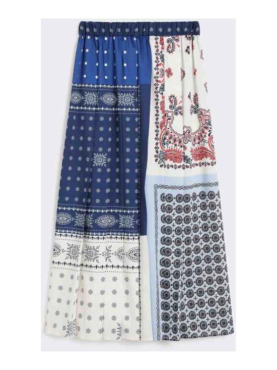  위켄드막스마라 미디 스커트 252510602165E15 Blue