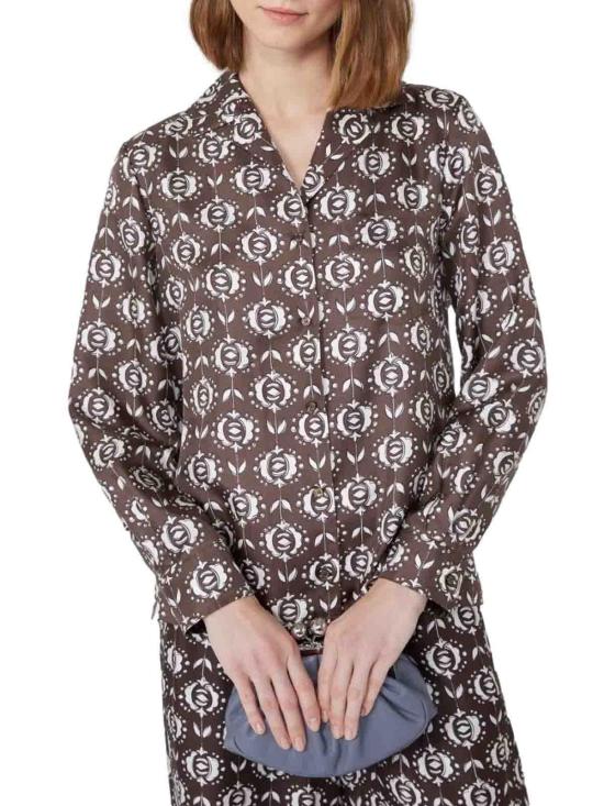 25FW 위켄드막스마라 블라우스 252511606165E15 Brown - WEEKEND MAX MARA