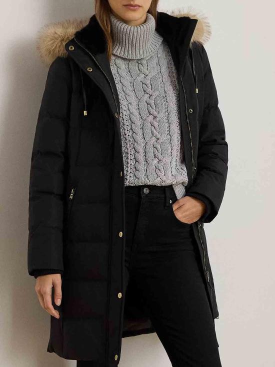 25FW 랄프 로렌 미디 스커트 297957509001 Black - RALPH LAUREN