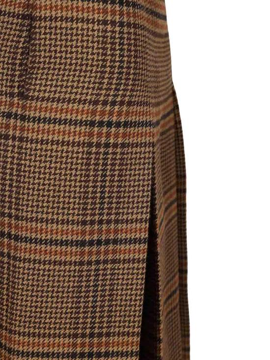 25FW 생로랑 미디 스커트 831068Y9I702849 Brown - SAINT LAURENT