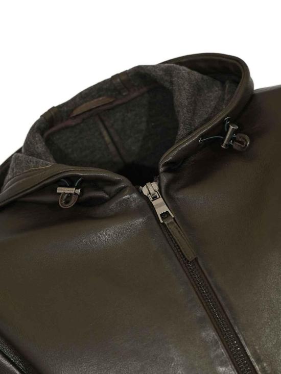 25FW 레더 오소리티 가죽 자켓 JONAH06 Dark Brown - LEATHER AUTHORITY