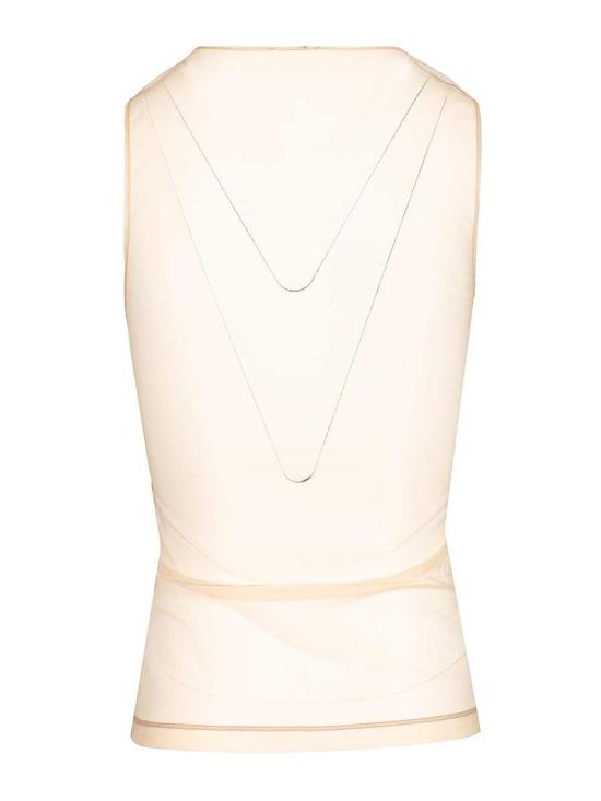 25FW 쿠레쥬 민소매 티셔츠 325JTO459PA01401007 White - COURREGES