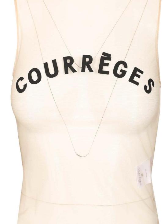 25FW 쿠레쥬 민소매 티셔츠 325JTO459PA01401007 White - COURREGES