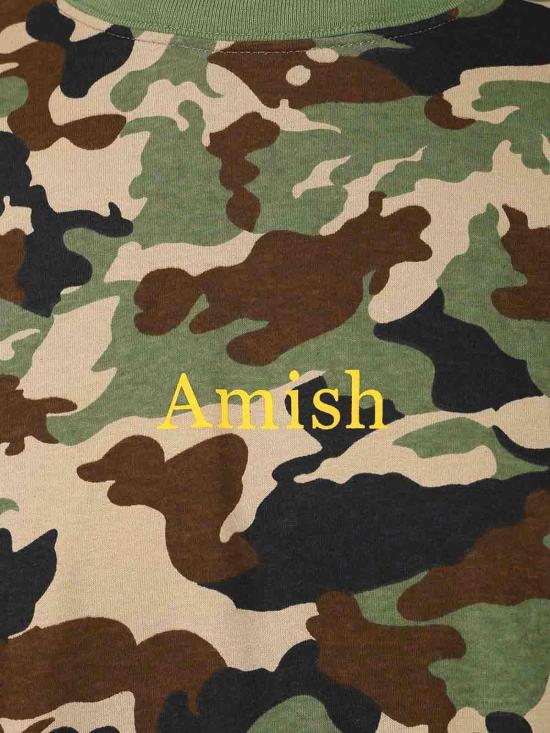  아미시 반팔 티셔츠 AMU145CN26XXXXC0512 Brown - AMISH