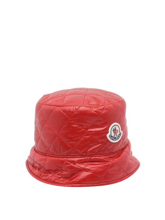  몽클레어 다이아몬드 퀼티드 패딩 버킷햇 3B00027788RA46C Red - MONCLER