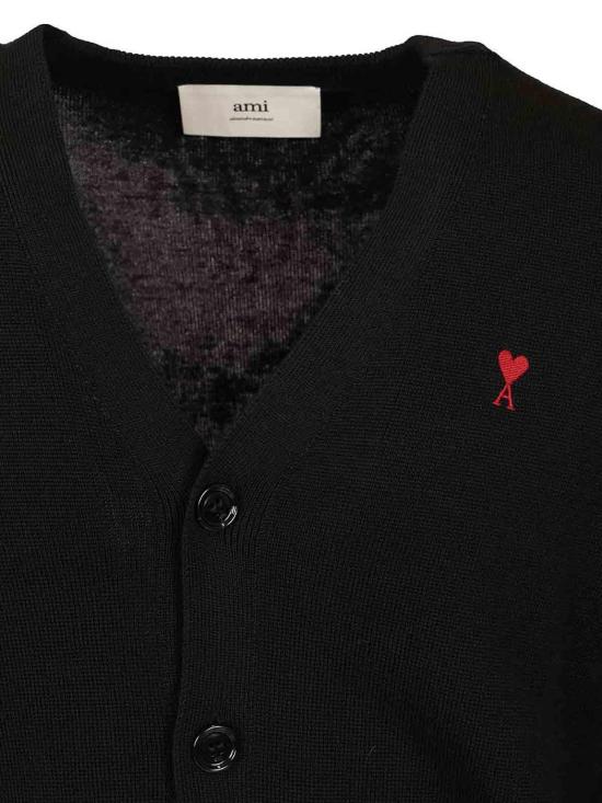 25FW 아미 가디건 H25HKC361001009H25 Black - AMI