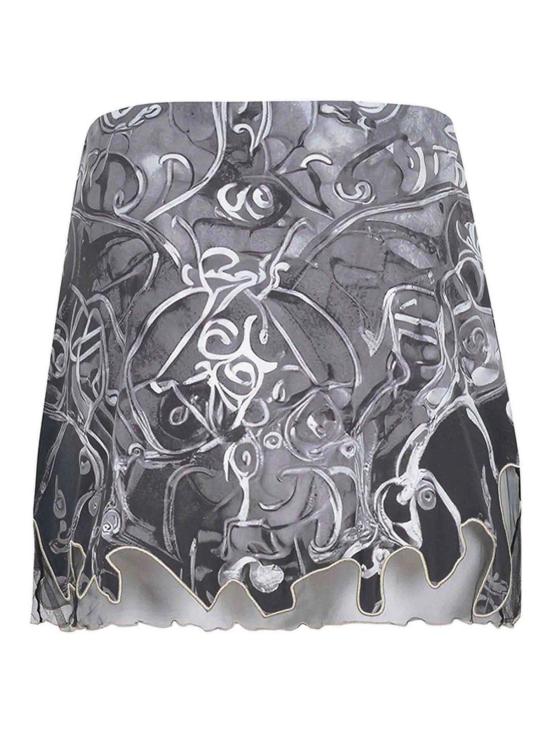  디젤 미디 스커트 A184170BJBT9BZA Grey - DIESEL