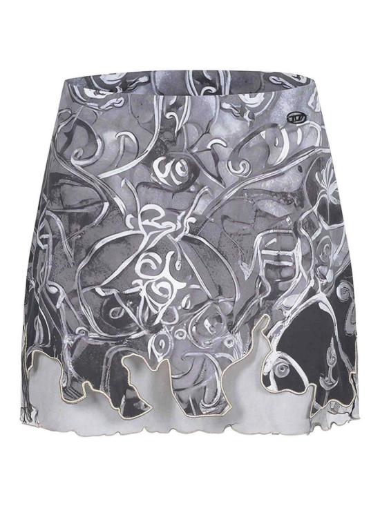  디젤 미디 스커트 A184170BJBT9BZA Grey