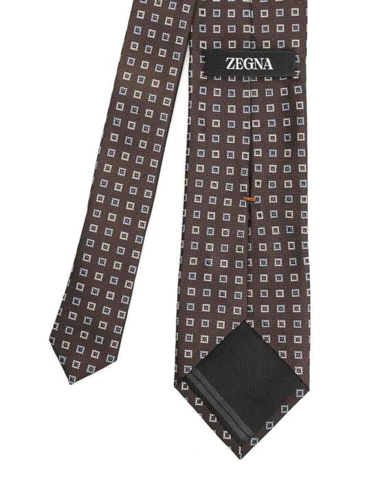 26FW 에르메네질도제냐 넥타이 Z2D04TA21P8BR1 Brown - ERMENEGILDO ZEGNA