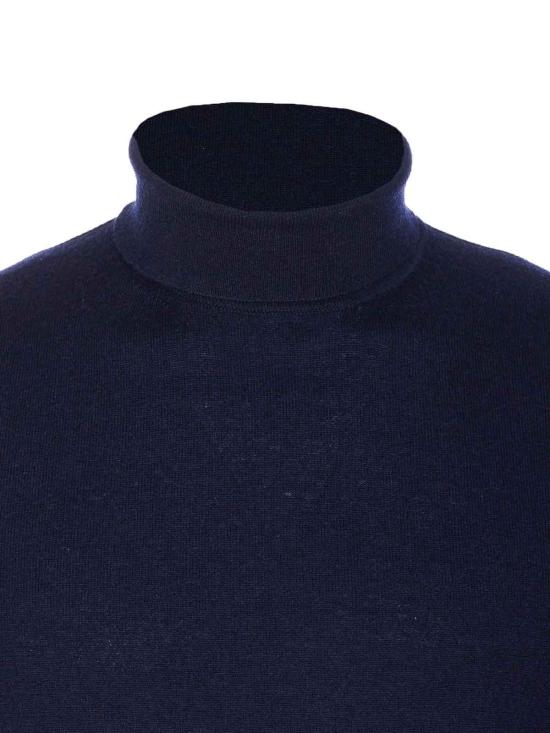 26FW 구찌 파인 소프트 캐시미어 터틀넥 850166XKE044795 Blue - GUCCI