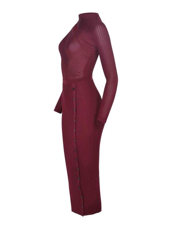  셀프 포트레이트 숏팬츠 PF25080MBURGUNDY Purple - SELF PORTRAIT